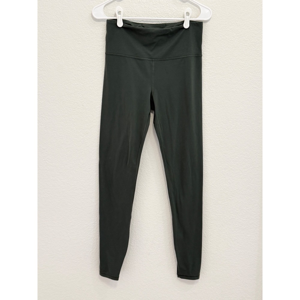 Athleta Ultra High Rise Elation Leggings Green Size Medium Tall